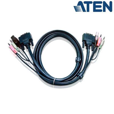 5m USB DVI-D Dual Link KVM Cable con Audio Aten 2L-7D05UD