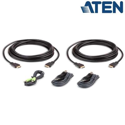 3m Kit de cable para KVM ''secure''  Dual HDMI USB 2.0 con Audio Aten 2L-7D03UHX5