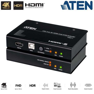 Extensor KVM USB 4K real HDMI  (4K a 70m) Aten CE801