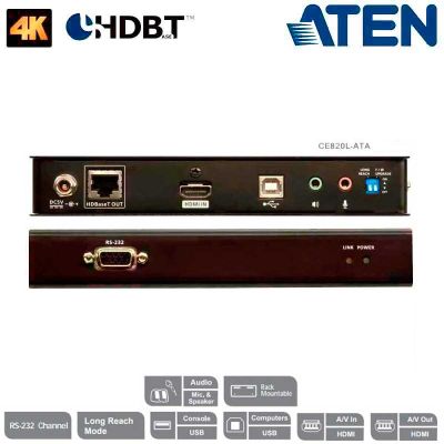 Extensor KVM USB-HDMI 4K(100m) HDBaseT™ 2.0 (unidad local) Aten CE820L-ATA