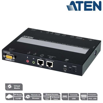 Unidad de control KVM por IP (VGA y serie) Aten CN9000