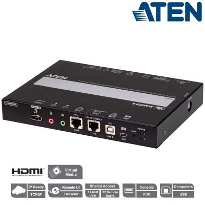 Unidad de control KVM por IP (HDMI 4K y RS-232) Aten CN9850