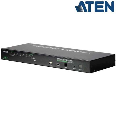 KVM de 8 Puertos USB PS/2 VGA Sobre IP (1 Local/Remoto) para Rack 19'' Aten CS1708i