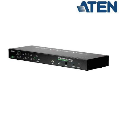 KVM de 16 Puertos USB PS/2 VGA Sobre IP (1 Local/Remoto) para Rack 19'' Aten CS1716i