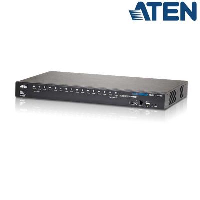 KVM de 16 Puertos USB HDMI con Audio y Hub USB 2.0 para Rack 19'' Aten CS17916