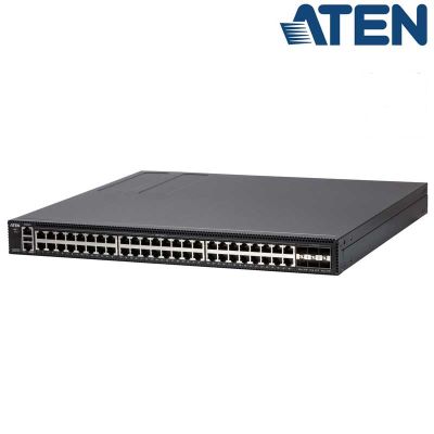 Switch Gigabit Gestionable Layer 2, POE (48 Puertos Gigabit y 6 SFP, 25G ) Aten ES0154P