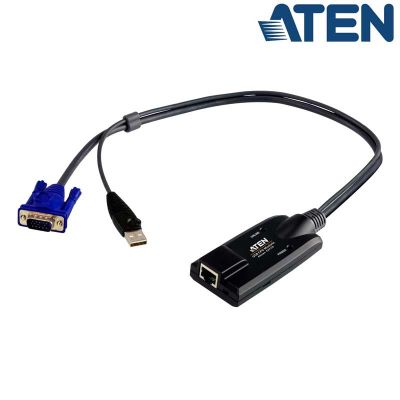 Adaptador KVM USB-VGA a Cat5e/6 ( Video Compuesto) Aten KA7170