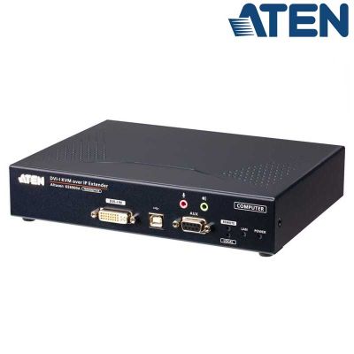 Transmisor KVM USB-DVI-I con Audio y RS232 sobre LAN Aten KE6900AT