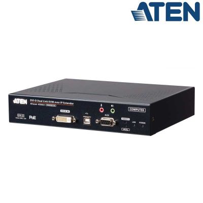 Transmisor KVM USB DVI-D (2K x 2K) sobre LAN y Dual SFP con POE Aten KE6922T