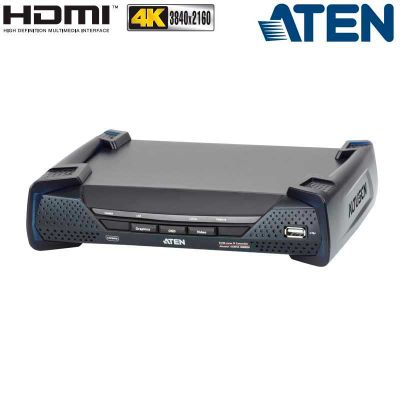 Receptor KVM USB-HDMI 4K con Audio y RS232 sobre LAN Aten KE8950R