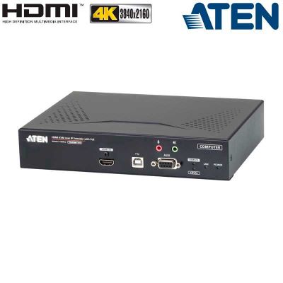 Transmisor KVM USB-HDMI 4K con Audio y RS232 sobre LAN con POE Aten KE8952T