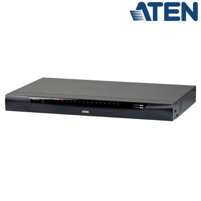 KVM Cat 5e/6 de 16 Puertos sobre IP de 2 buses con Audio y Virtual Media ATEN KN1116VA