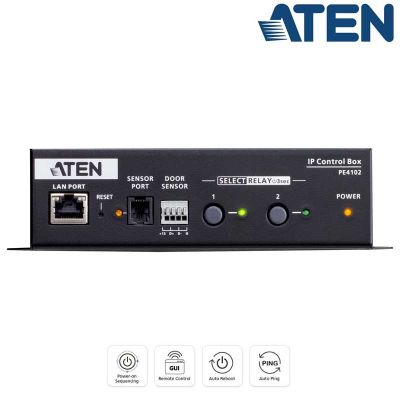 PDU 1U de 2 Tomas C13 , 10A Aten PE4102G