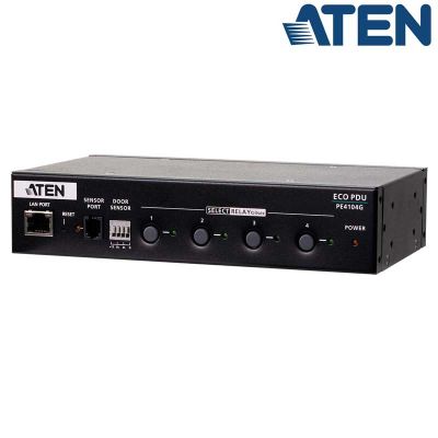 PDU 1U de 4 Tomas C13 , 10A Aten PE4104G