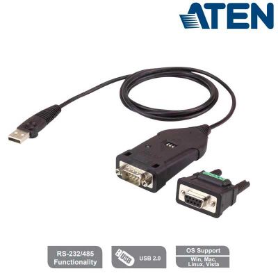Cable conversor USB a Serie RS-422/485 Aten UC485