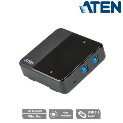 Conmutador 2 x 4 puertos USB 3.2 Gen1 Aten US3324