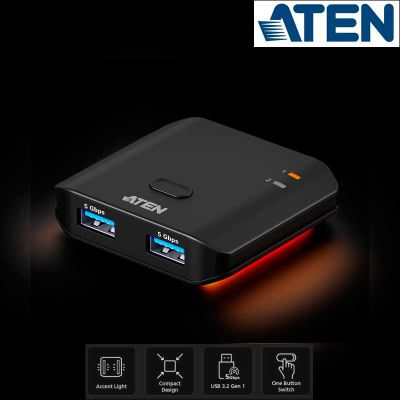 Conmutador para puertos USB 3.2 Gen 1 compartidos 2 x 2 Aten US4322