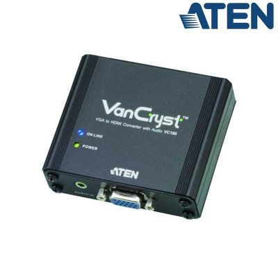 Conversor VGA a HDMI con Audio Aten VC180