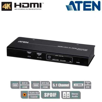 Conversor DVI /HDMI a HDMI con separador de audio Aten VC881