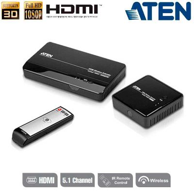 Extensor inalámbrico HDMI (1080p a 30m) Aten VE809