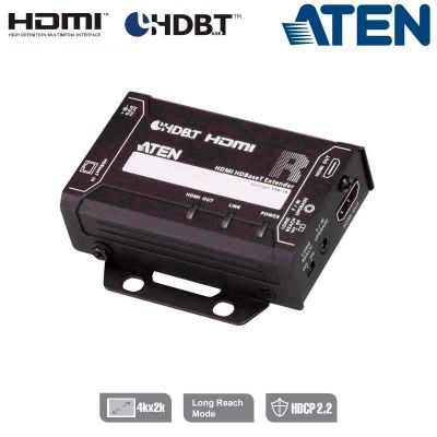 Receptor HDMI HDBaseT (Clase A), Diseño Compacto Aten VE811R