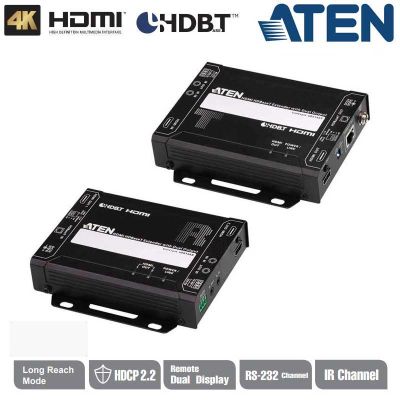 Extensor HDMI HDBaseT (Clase A) con salida dual, Sin Puerto Ethernet Aten VE814A