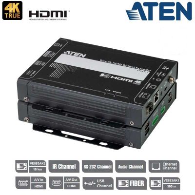 Extensor óptico True 4K HDMI (300m) Aten VE883AK1