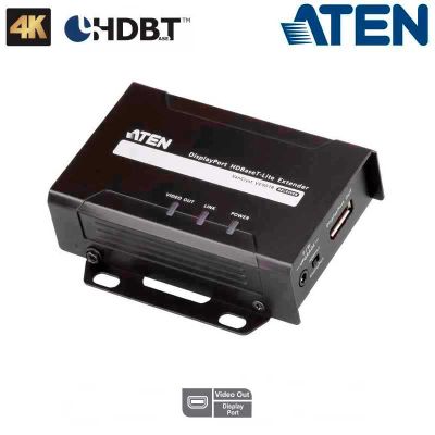 Receptor DisplayPort HDBaseT-Lite ( 4K a 40m, 1080p a 70m) Aten VE901R