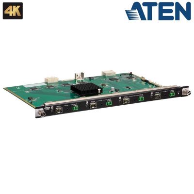 Tarjeta de entrada óptica 10G de 4 puertos  (4K a 10 km , SM) Aten VM7584K2