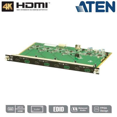Tarjeta de entrada HDMI 4K de 4 puertos Aten VM7814
