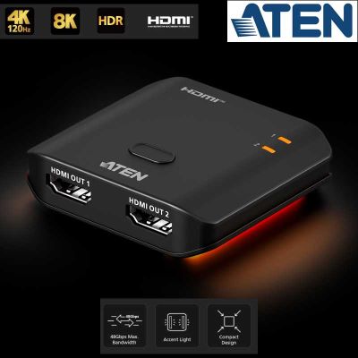 Video Splitter HDMI 2.1 8K a 60Hz de 2 Puertos Aten VS5812
