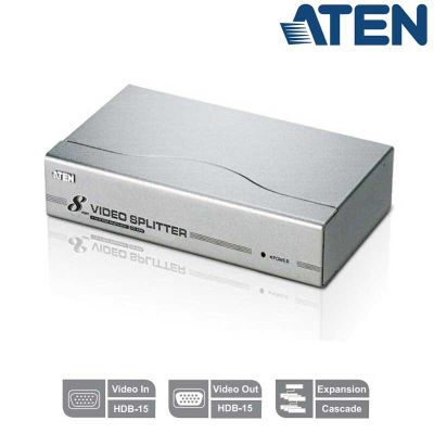 Video Splitter VGA de 8 Puertos (300Mhz) Aten VS98A