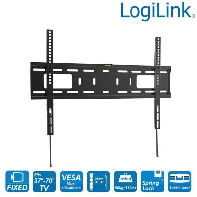 Soporte TV de Pared Fijo, 37-70'', 50 kg LogiLink BP0017