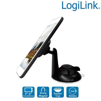 Soporte para Smartphone con imán para montaje en coche Logilink AA0110