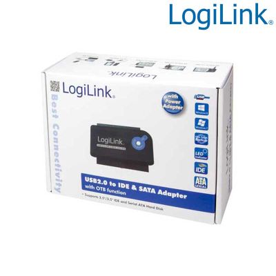 Adaptador USB 2.0 a IDE & SATA con OTB LogiLink AU0006C