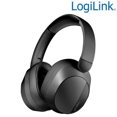 Auriculares Bluetooth 6.0 Cancelación Activa del Ruido (ANC), Negro LogiLink BT0071
