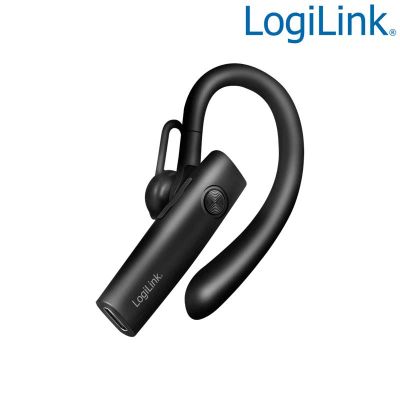 Auricular mono inalámbrico con clip para la oreja, BT 5.4, USB-C, Micro, Negro LogiLink BT0078
