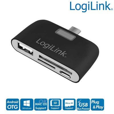 Lector de tarjetas USB-C Logilink CR0044