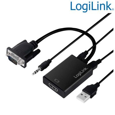Conversor VGA con Audio a HDMI LogiLink CV0060