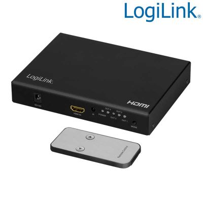 Procesador de Videowall 2x2 HDMI 4K,1 entrada y 4 salidas LogiLink HD0054