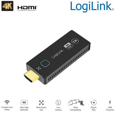 Transmisor BYOD HDMI para HDW0111, inalámbrica, 50 m, 4K a 60 Hz LogiLink HDW0111AT