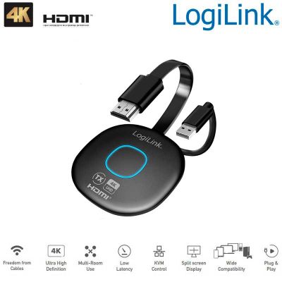 Transmisor HDMI BYOD para HDW0112, inalámbrico, 50m, 4k@60Hz LogiLink HDW0112AT
