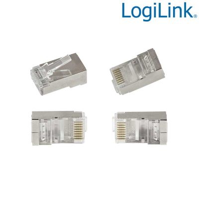 50 Conectores RJ45 SFP Cat.6 Macho '' Pass Through'' LogiLink MP0077