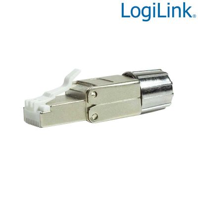 Conector RJ45 SFP Cat.8.1 Macho para cable Rigido '' toolless'' AWG 22-24 LogiLink MP0080