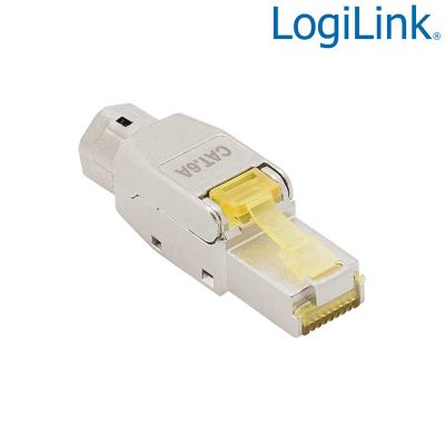 Conector RJ45 SFP Cat.8.1 Macho extra corto '' toolless'' AWG 22-26 LogiLink MP0085