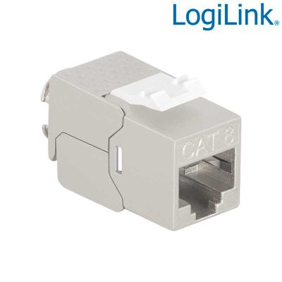 Conector Hembra RJ45 STP Cat.8.1 Keystone , Sin Herramientas LogiLink NK4067
