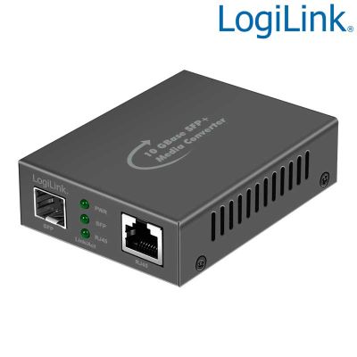 Convertidor de medios de 10 Gigabit RJ45 a 10G SFP+ LogiLink NMC003