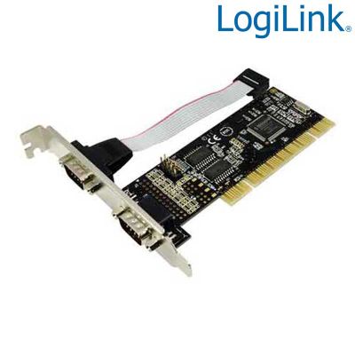 Tarjeta PCI de 2 Puertos RS-232 Logilink PC0016