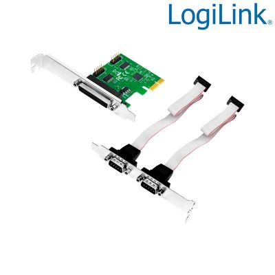 Tarjeta PCI Express de 2 Puertos RS232 y 1 Paralelo Logilink PC0033