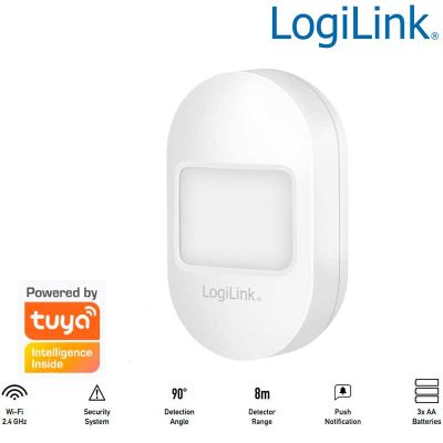 Sensor de movimiento inteligente Wi-Fi, compatible con Tuya Logilink SH0113